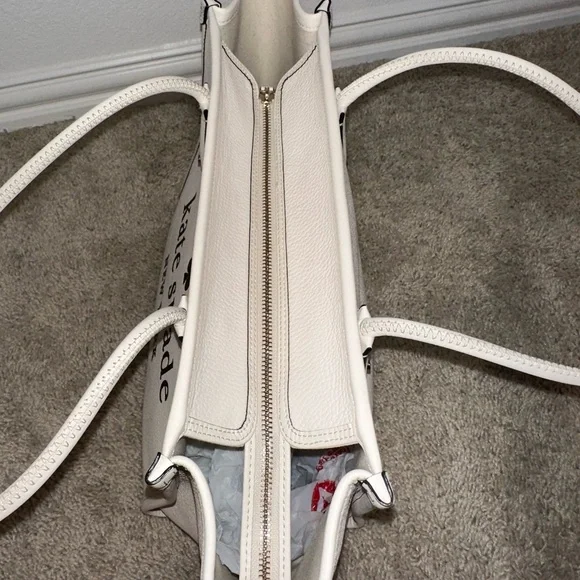 Kate Spade Ivory Tote Bag